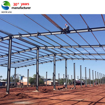 Sa 2.5 Shot Blasting Level Steel Beam Warehouse με λογισμικό Autocad