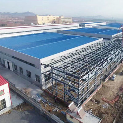 Steel Structure Warehouse with ISO 9001 Certification, 500㎡ MOQ
