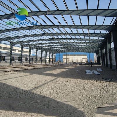 Προσαρμοσμένο χάλυβα κτίριο με μονό δέρμα ή μονωμένο τείχος σάντουιτς πάνελ