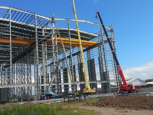 Μονωδικό σχεδιασμό Q235B Q355B Χάλυβα δομή hangar άνθρακα χάλυβα στήλη δομή