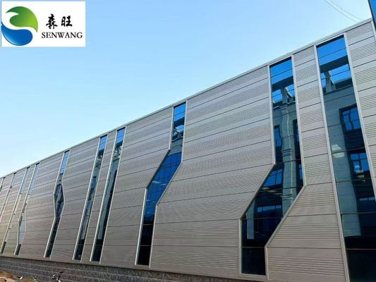 Σχεδιασμένο με Autocad Ελαφρύ βάρος Χάλυβα δομή Αποθήκη Χάλυβα Φινίρισμα Ζωγραφική ή Ζυγισμένο σε θερμό βύθισμα