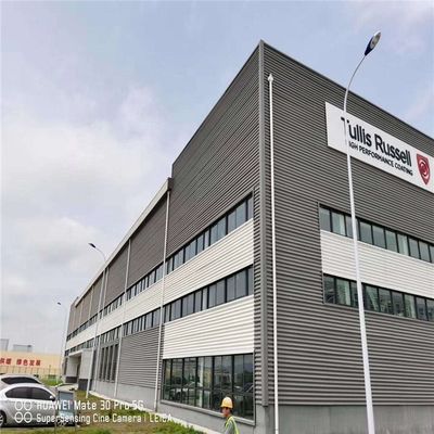 Αντισεισμικό Εργαστήριο με Ελαφρύ Χαλύβδινο Σκελετό Q355 9 Σημείων και Σύντομη Περίοδο Κατασκευής