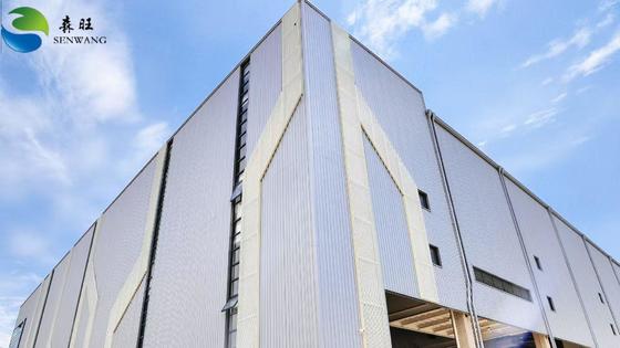 Steel Structure Warehouse with 50 Years Hangar Life and Q235 Hot Rolled H Steel Profile for Shelf Height >15m