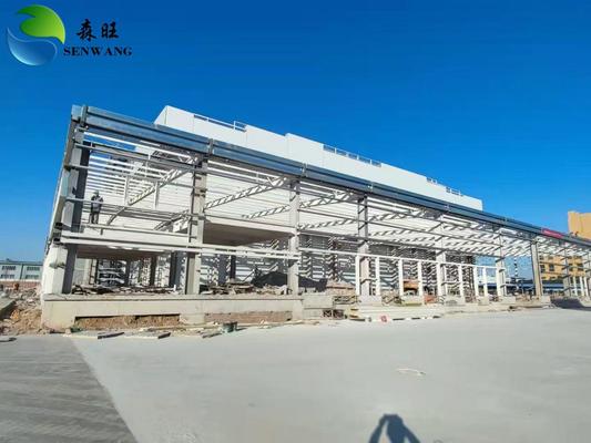 Εργαστήριο κατασκευής χάλυβα προσαρμόσιμου μεγέθους με δομή ελαφρού στυλ και μηχανικός εγκατάστασης επί τόπου