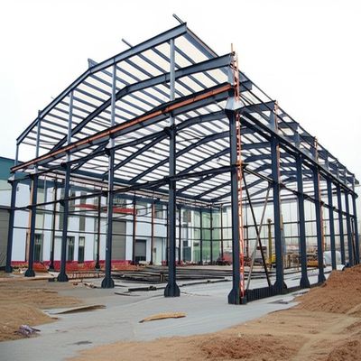 Αποθήκη από χαλύβδινη κατασκευή με αμμοβολή Sa 2.5 Ευρωπαϊκή S235 S355 Μεταλλική αποθήκη