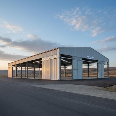 Q235 Αποθήκη χάλυβα με σχεδιασμό σεισμικού φορτίου και διάρκεια ζωής 50 ετών για τη δομική σταθερότητα