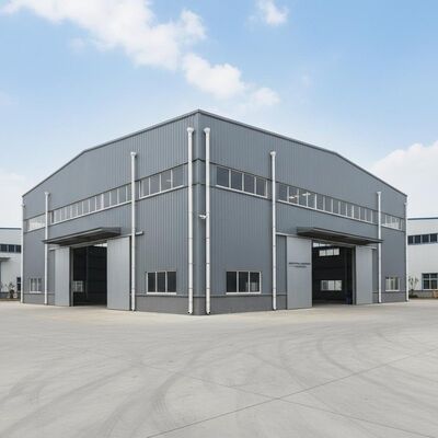 UPVC Downpipe Steel Frame Warehouse CE πιστοποιημένο ανθεκτικό και ισχυρό χάλυβα κτίριο ιδανικό για βιομηχανικές εφαρμογές